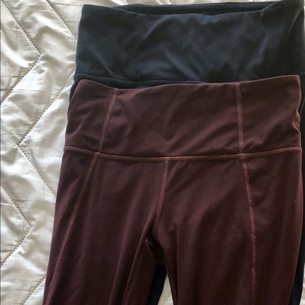 Two althleta cropped leggings